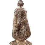 Pure Brass Standing Buddha Fully Engraved - Sacred Temple Art | Jaipurio